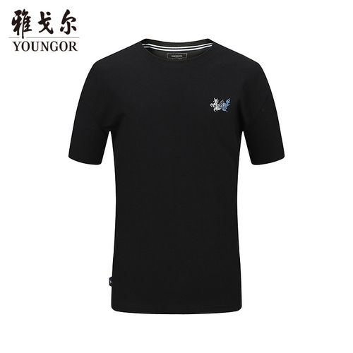 雅戈尔男士短袖T恤商务休闲短袖T恤男YSPC5CF175AYB