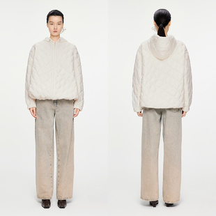 江南布衣女士时尚简约羽绒服5O9C13890