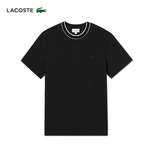 LACOSTE法国鳄鱼男装24秋季运动休闲舒适圆领短袖T恤|TH1004-98