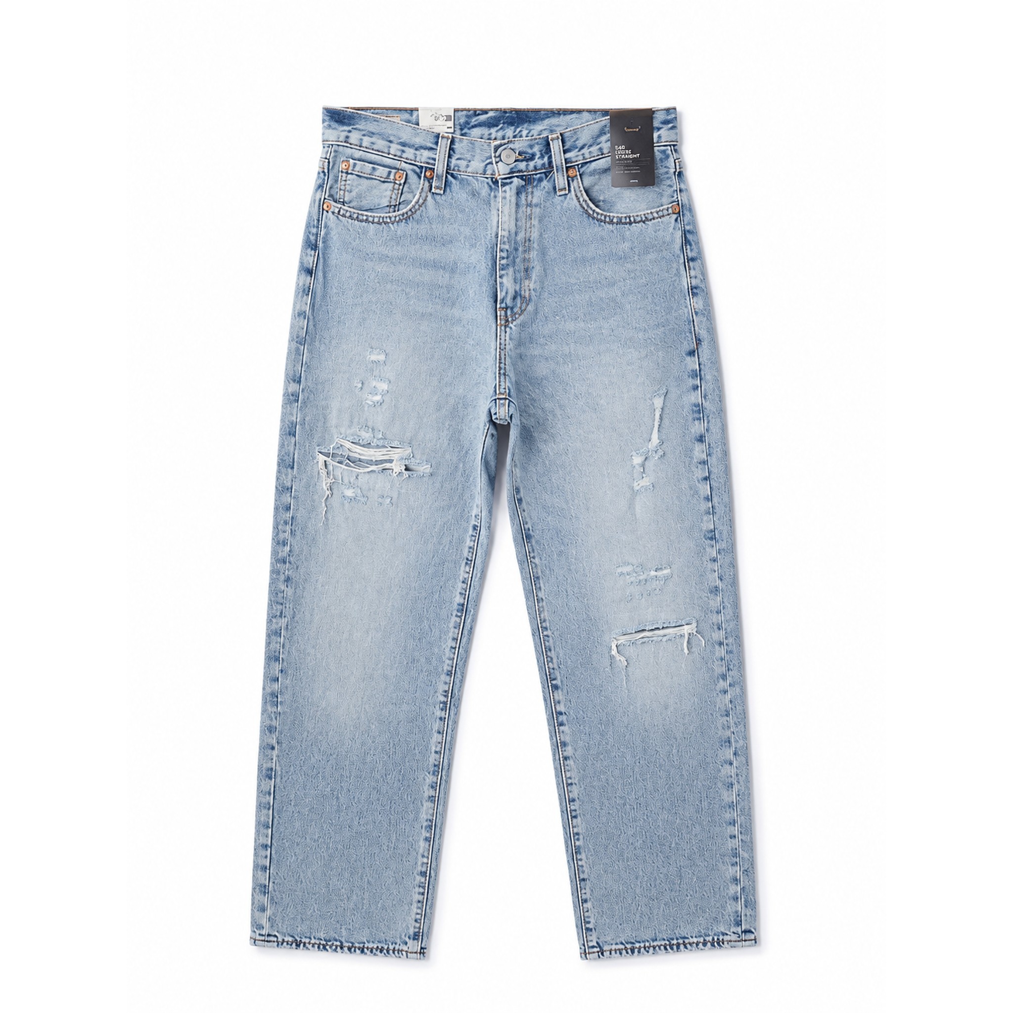 Levi’s李维斯春秋男士568复古破洞牛仔裤29037-0161