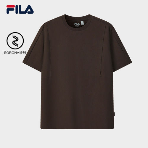 FILA 斐乐官方男子针织短袖衫2026夏新款时尚T恤F11M625113F