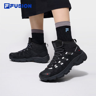 Como X 高帮加绒丨FILA FUSION斐乐潮牌男女鞋登山鞋T12M611551F