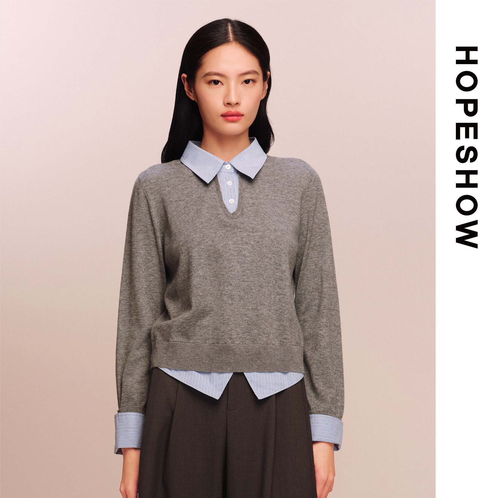 HOPESHOW红袖针织89225290102