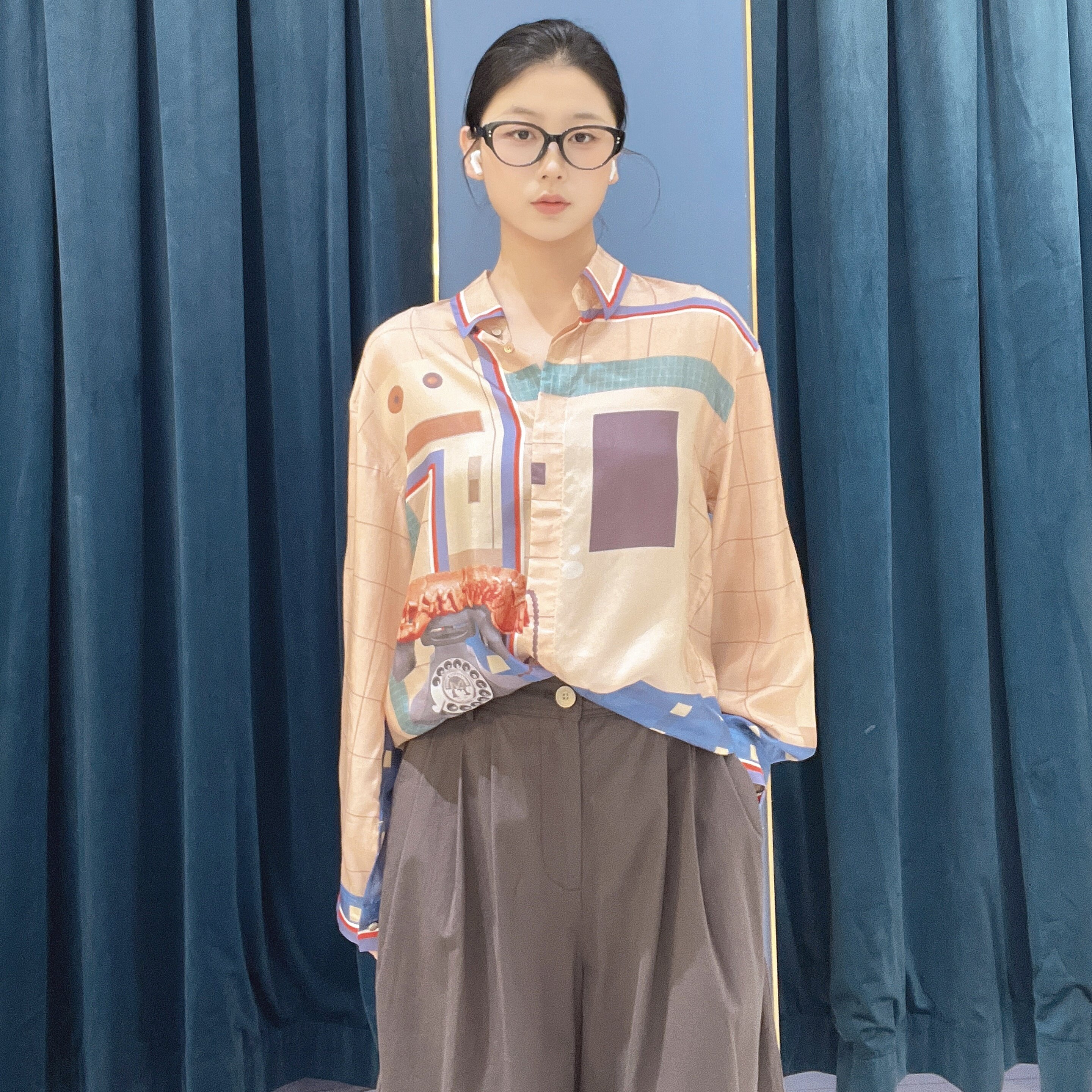 谜底女士时尚简约衬衣262MC0475
