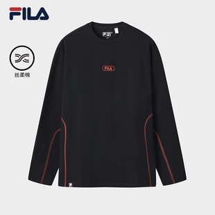 衫 针织长袖 2025长T恤F11M549208F FILA斐乐官方男士 易烊千玺同款