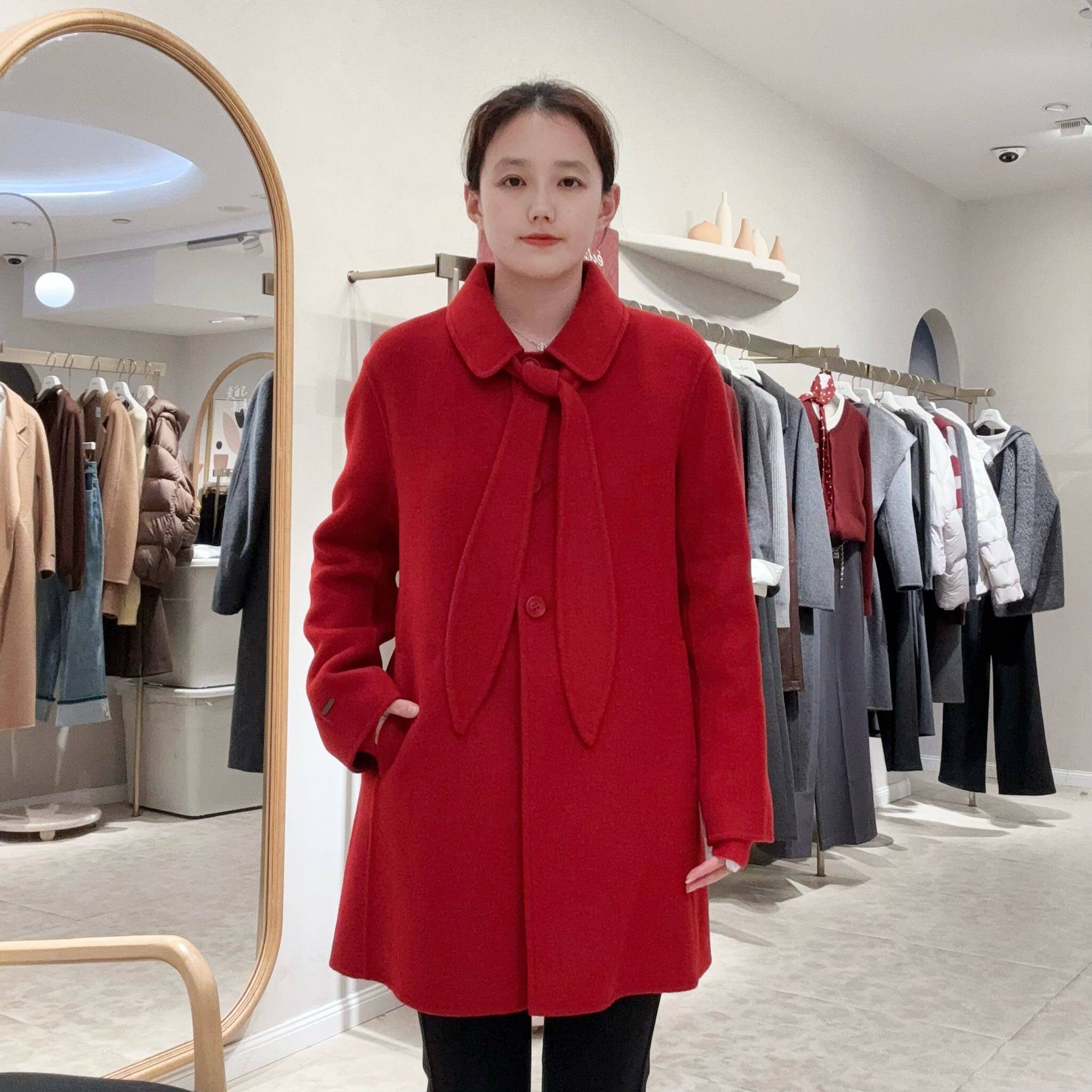 伊芙丽女士简约时尚大衣1FC170093Q