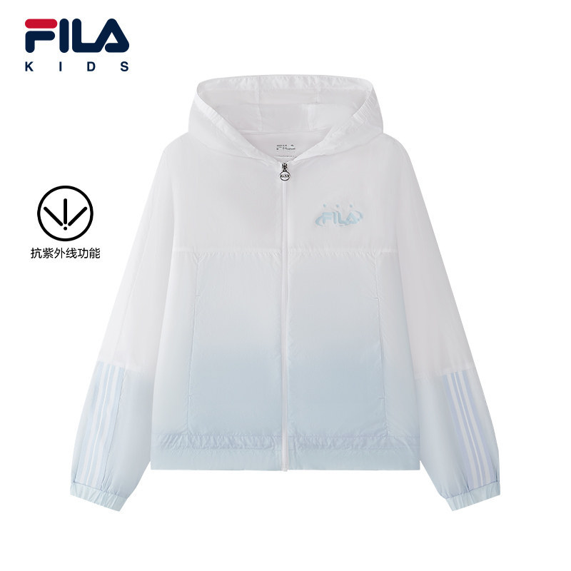 FILA KIDS 斐乐童装女大童外套2026秋季新款儿童梭织K12G631702