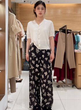 FEIZI菲姿女士简约时尚裤子F4B218