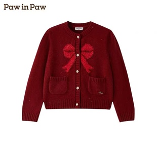paw CARDIGAN 卡通小熊系列开衫 PCCKF4C23E