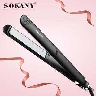 跨境SOKANY1903夹板直发刘海拉直顺发自用卷直女士烫发外贸