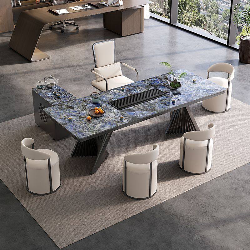 新中式岩板茶桌简约高级大小户型高碳素脚客厅家用办公室茶几组合,住宅家具,家用茶台/茶桌,淘宝优惠券,粉丝福利购,淘宝优惠卷