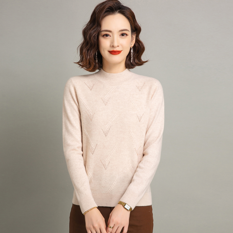 休闲其他羊绒舒适半高领舒适休闲