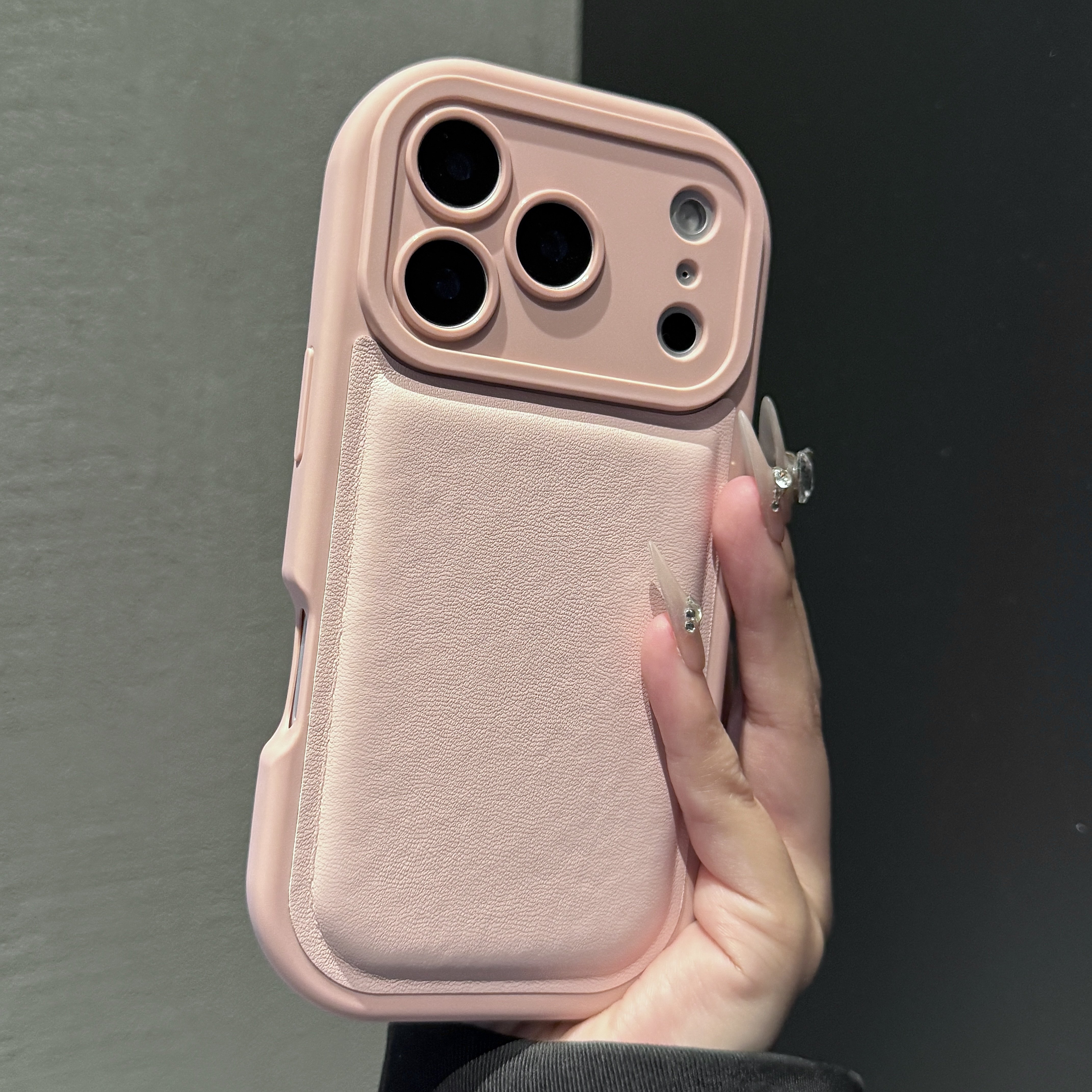 气垫小羊皮适用苹果iPhone18promax手机壳17pro新款16网红15高级感14全包防摔13女保护套12纯色16plus硅胶air