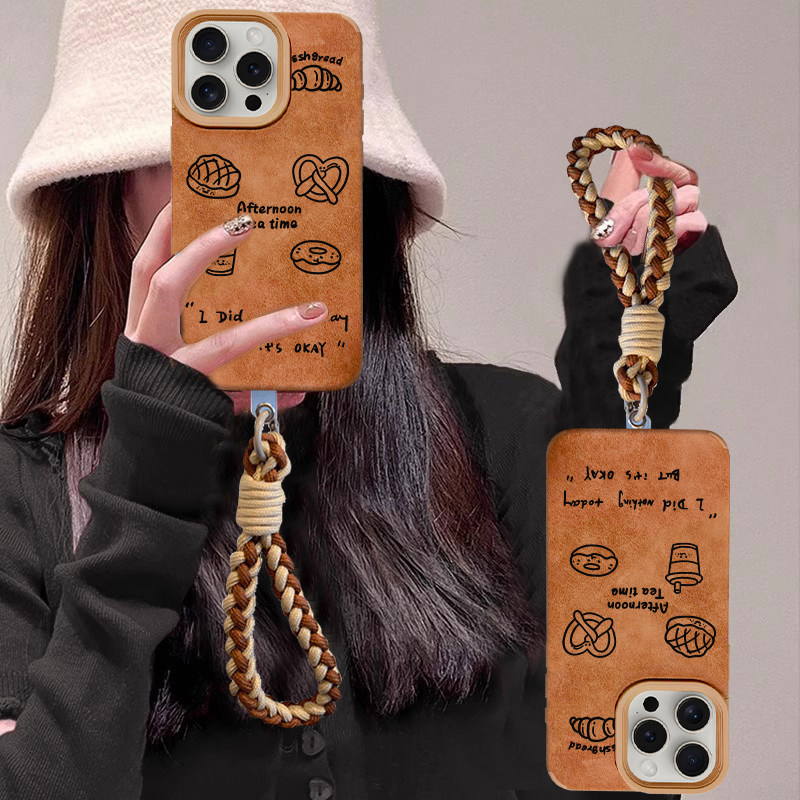 美拉德翻毛皮适用苹果16promax手机壳2025新款iphone15秋冬高级感14plus简约防摔软壳13女款保护套12简约11PM