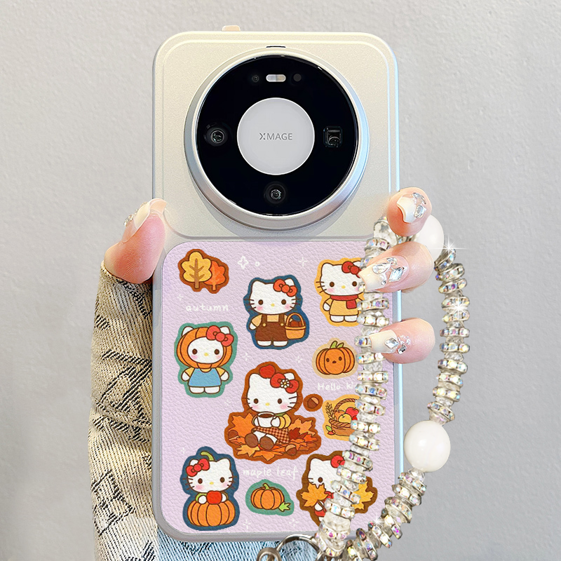 限定款适用华为mate80手机壳2026新款pura70pro巨好看promax小羊皮mate60pro卡通kitty猫p80软硅胶m70pro+女