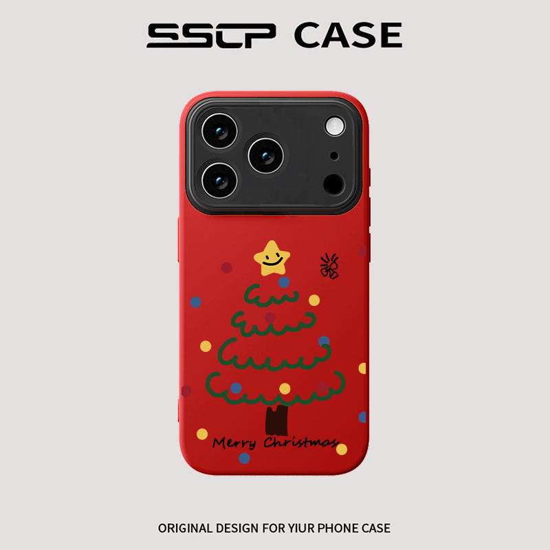 圣诞树适用苹果17promax手机壳2026马年新款iphone16pro红色本命年15撞色二合一air硅胶12防摔14女款13小清新,3C数码配件,手机保护套/壳,淘宝优惠券,粉丝福利购,淘宝优惠卷
