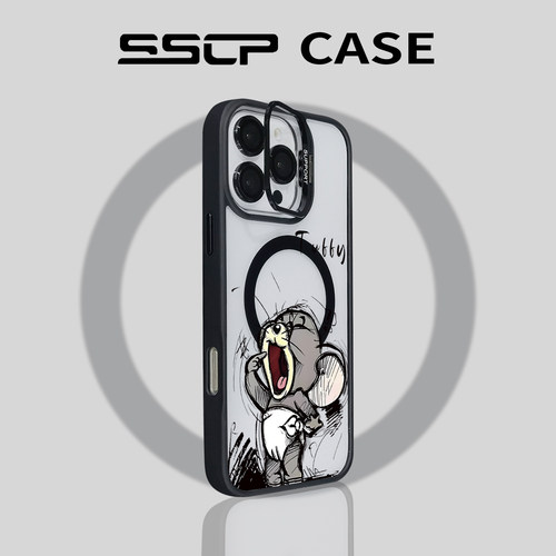 情侣款适用苹果手机壳隐形支架