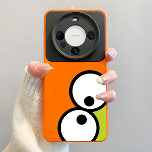 60pro 30个性 m60pro液态硅胶mate50大视窗镜头全包防摔m40pro网红不撞款 青蛙眼适用华为mate60pro手机壳新款