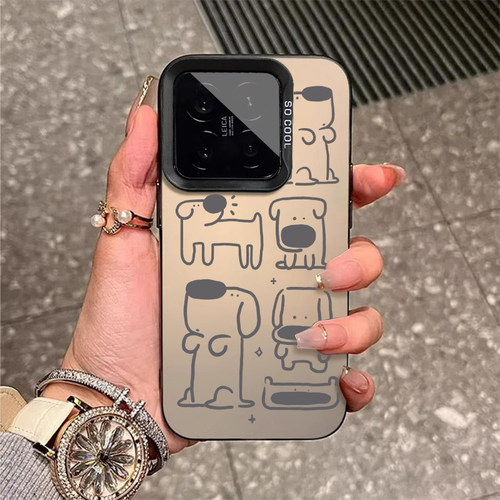 线条狗适用小米17手机壳2026新款