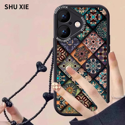 秋冬小羊皮适用苹果16手机壳
