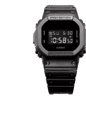 casio卡西欧小方块手表男gshock运动防水学生电子表DW-5600UBB-1