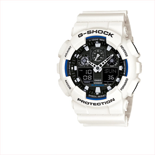 卡西欧男电子潮流运动白武士手表