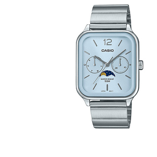 casio卡西欧手表男女小方块月相正品 M305D 防水学生考试石英表MTP