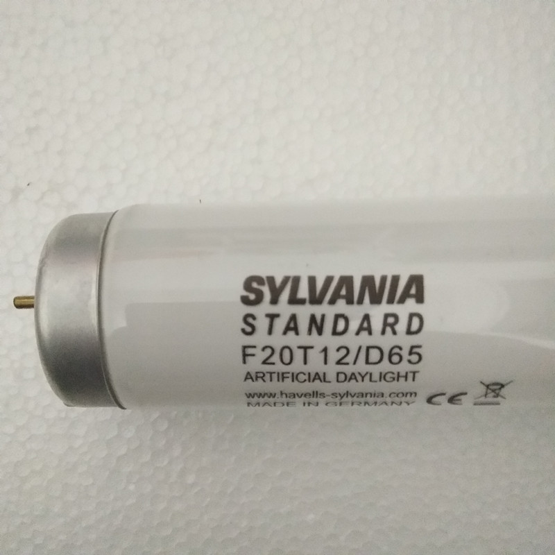 德国Sylvania/喜万年D65对色灯管F20T12/D65纺织印染对色光源