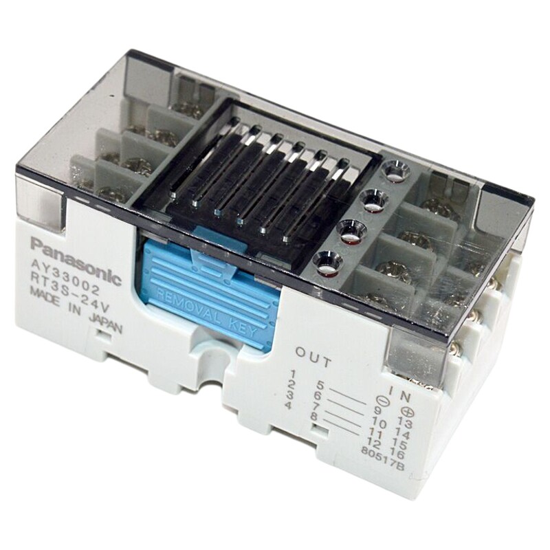 AY33002-RT3S-24V 24VDC松下继电器模组