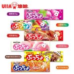 UHA悠哈普超味觉糖夹心果汁软糖条装50g日本进口黑糖珍珠奶茶口味