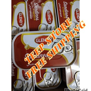 sardine glendy sardines in vegetable oil 125g Delicious