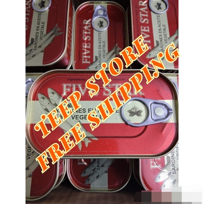 sardine five star sardines in vegetable oil 125g Delicious