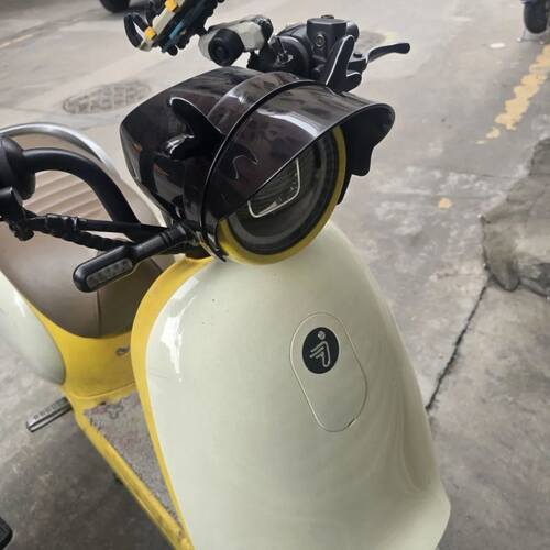 适配电动车九号Q80C/Q85C/Q90C/QL85C/Q3/Q370大灯装饰罩防晒挡雨