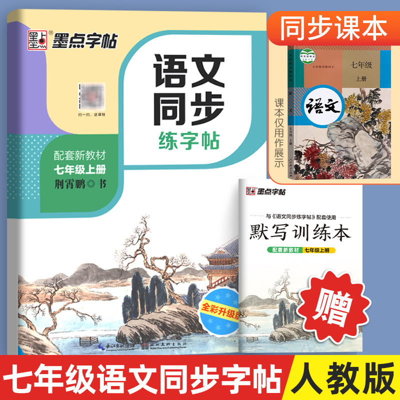 2024语文同步练字帖7年级上下册