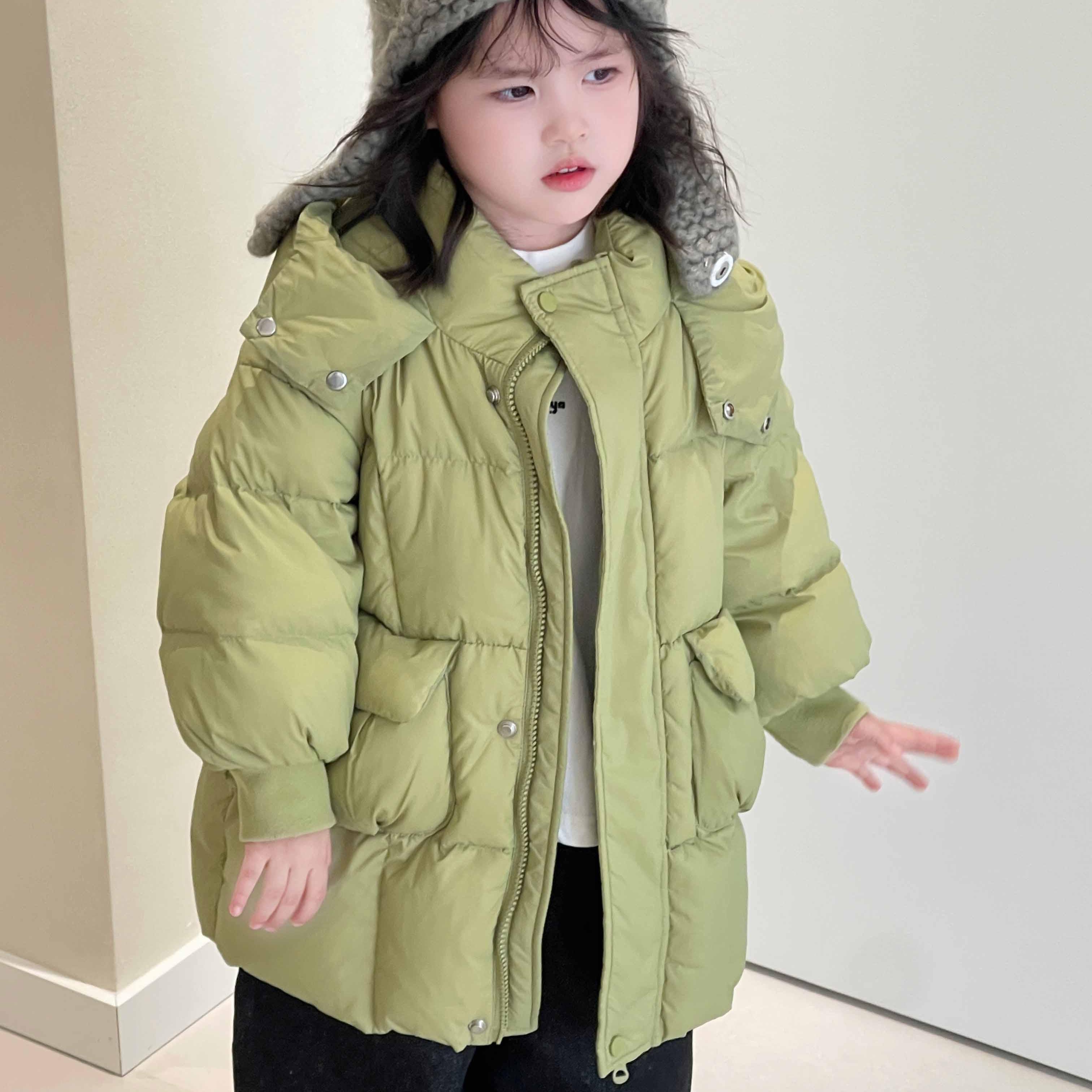 长款保暖外套加厚羽绒服科迪熊