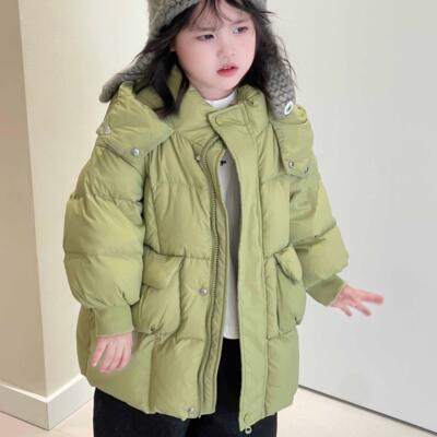 长款保暖外套加厚羽绒服科迪熊