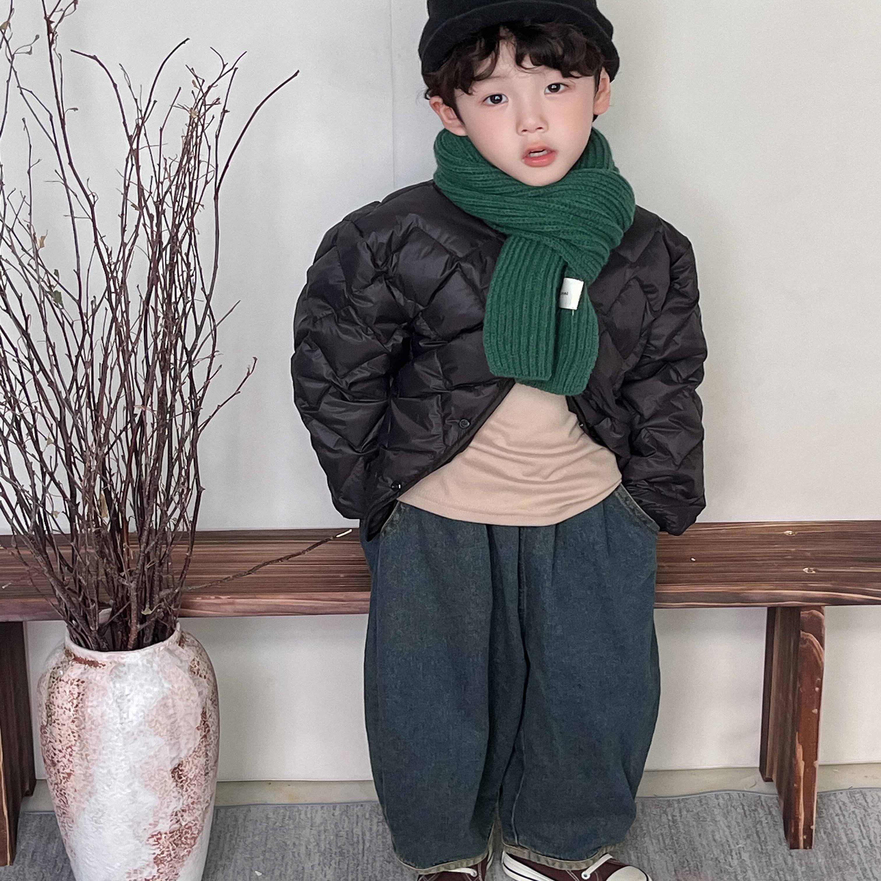 科迪熊90白鸭绒内胆外套校服穿搭