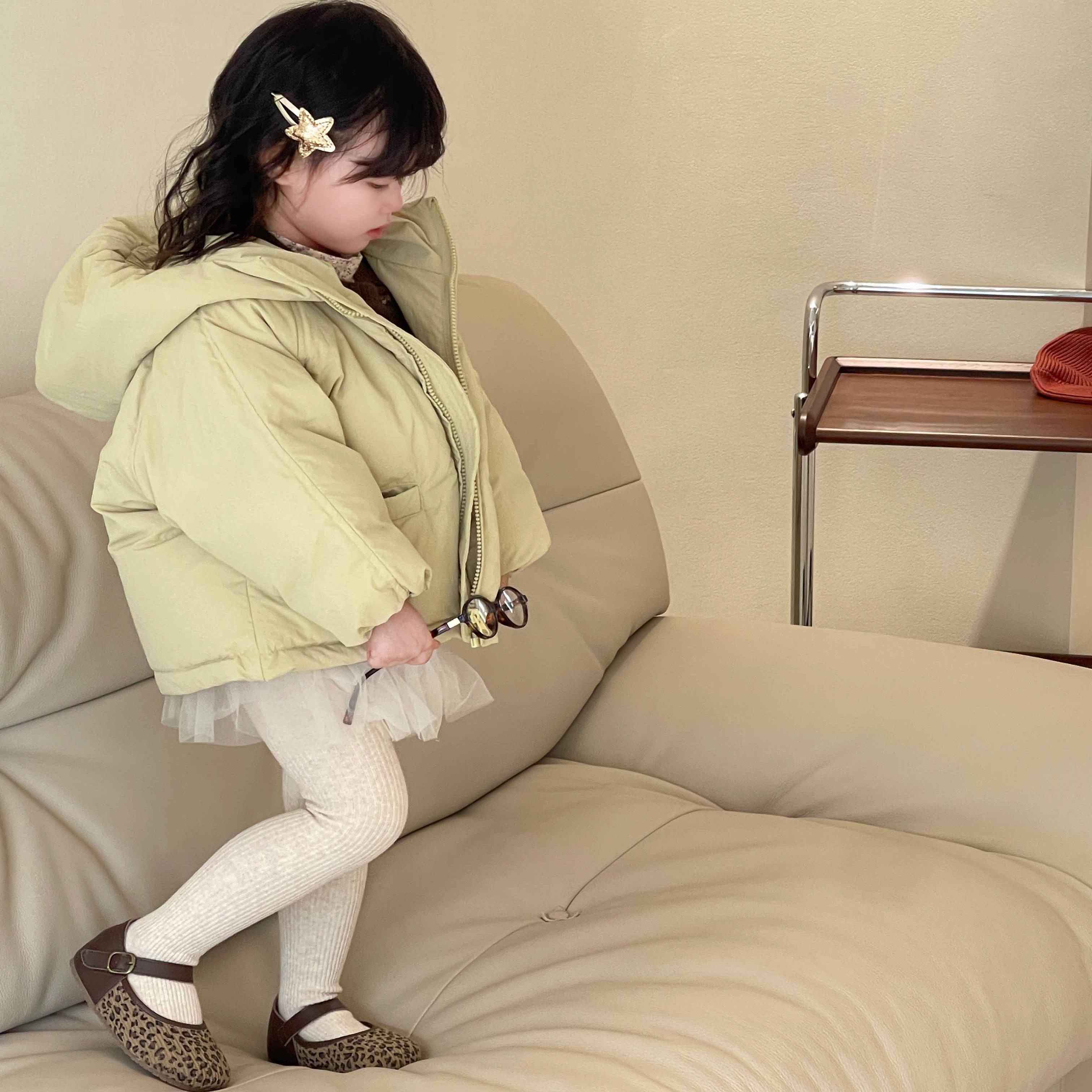 冬季新款洋气连帽轻薄羽绒服