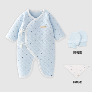 【孕妈有礼】2025款秋冬新生婴儿宝宝哈衣连体衣婴儿衣服
