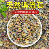 鱼缸专用底沙原生缸溪流石砂龟缸沙子天然造景装 饰沙石南美水草缸