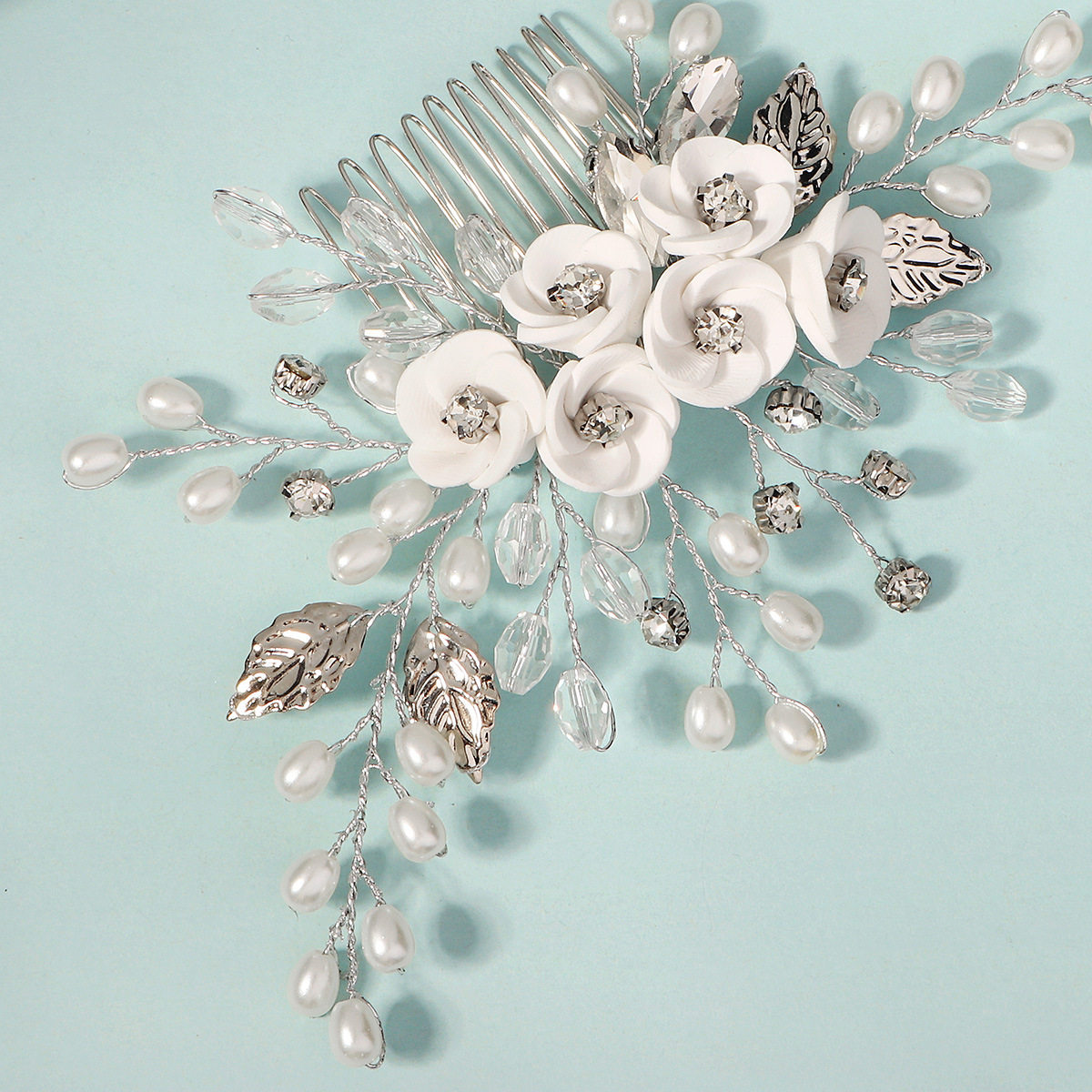 Bridal hair comb, high-end wedding dress, headwear礼服头饰
