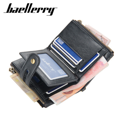 New wallet men's short multi slot wallet钱包男士短款欧美