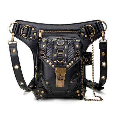 Chain bag, women's small bag, steampunk retro motorcycle bag