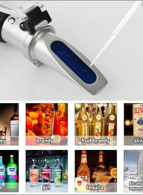 Refractometer Alcohol Meter Portable Auto Digital Refractome