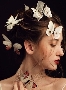 12/15pcs Multiple Sizes Buttfly Barrettes Hair Clips Pins