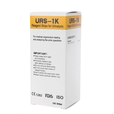 100pcs Urinary Ketone Strips Urine Analysis Keto Strips Heal