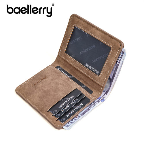 men's short wallet Korean version business thin wallet clip