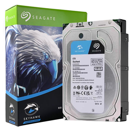Seagate/ST6000VX008 6tb新酷鹰安防监控存储台式机械硬盘6t