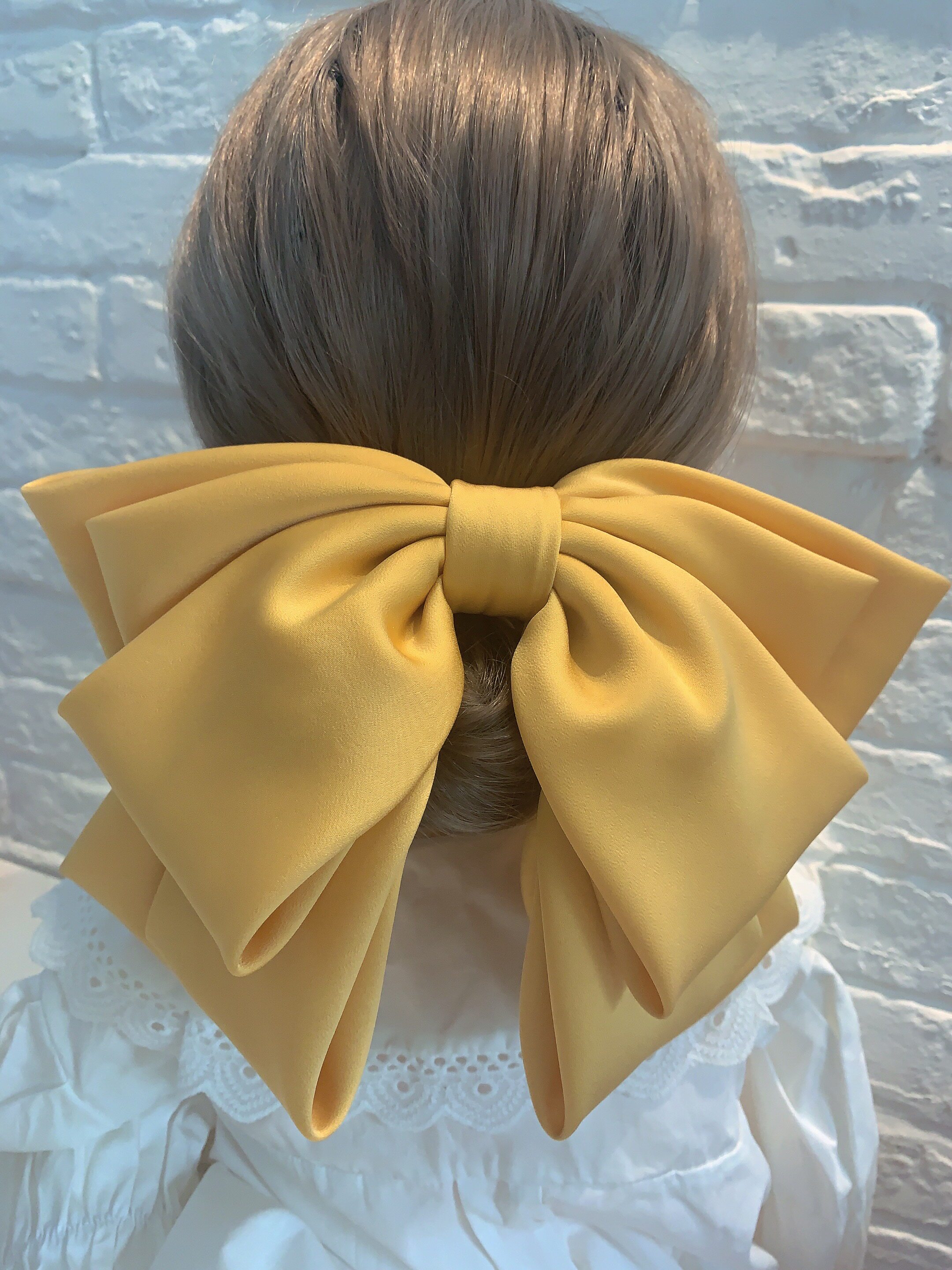 超大高定款五层缎面蝴蝶结