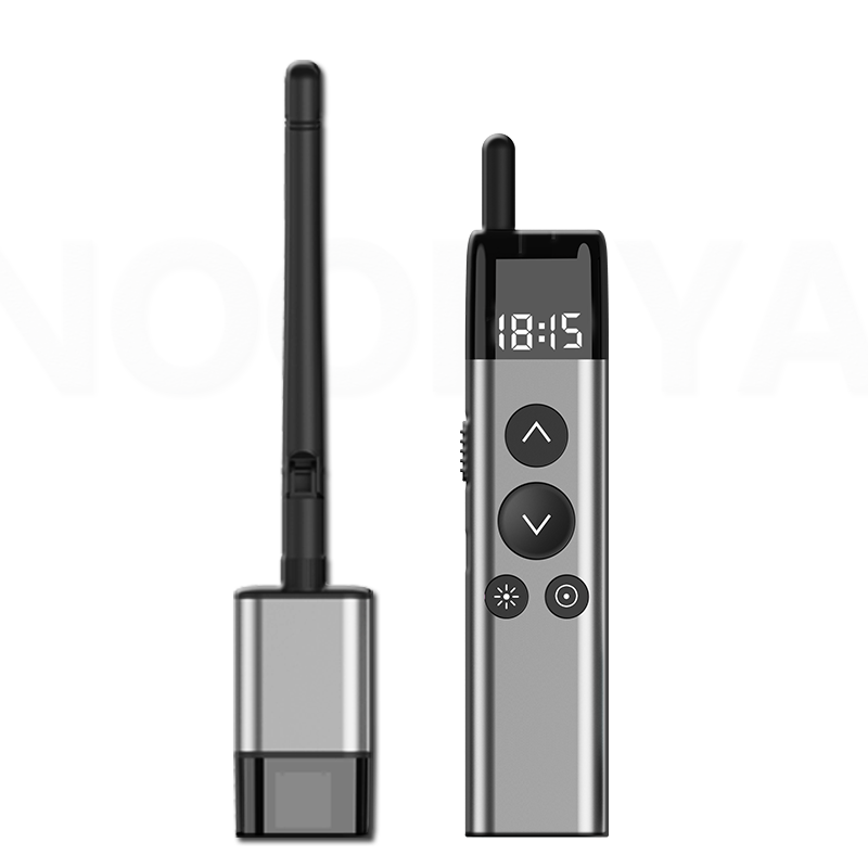 【穿墙翻页】诺咪雅X12穿墙远距翻页笔多功能专业级大型会议电影院大功率绿光激光翻页器一键定时电量显示